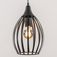 Tranquil Dawn | creativity | Moderne draad hanglamp met zwart snoer Tranquil Dawn | creativity | Moderne draad hanglamp met zwart snoer